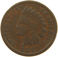 UNITED STATES OF AMERICA CENT 1887 INDIAN HEAD #t024 0139 - 1859-1909: Indian Head