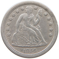 UNITED STATES OF AMERICA DIME 1856 SEATED LIBERTY #t022 0519 - 1837-1891: Seated Liberty