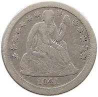 UNITED STATES OF AMERICA DIME 1841 O SEATED LIBERTY #t022 0517 - 1837-1891: Seated Liberty (Libertà Seduta)