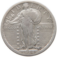 UNITED STATES OF AMERICA QUARTER 1918 STANDING LIBERTY #t026 0191 - 1916-1930: Standing Liberty