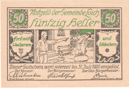 Autriche, LOICH, 50 Heller, Personnage, 1920, 1920-07-31, SPL, Mehl:FS 562.01 - Oesterreich