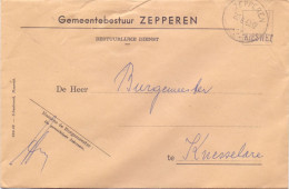 Omslag Enveloppe - Gemeentebestuur Zepperen - 1963 - Omslagen