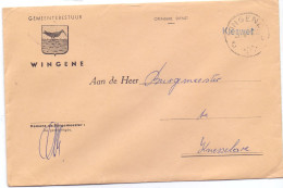 Omslag Enveloppe - Gemeentebestuur Wingene - Buste