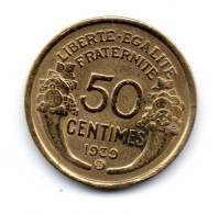 MA 31049 //  50 Centimes 1939 B   //  état  TB - Monedas / De Necesidad