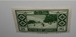 GRAND LIBAN N 56 Poste Aérienne 25 P Vert FRANCE Timbre Francais Ex Colonie Française Protectorat - Neufs