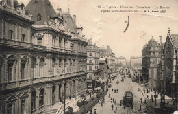 FRANCE - Lyon - Place Des Cordeliers - La Bourse - Eglise Saint Bonaventure - Carte Postale Ancienne - Autres & Non Classés