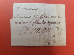 Lettre Avec Texte De Paris Pour Valognes En 1813 - Ref  2847 - 1801-1848: Vorläufer XIX