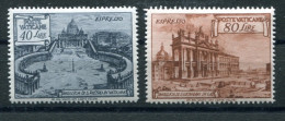 RC 26703 VATICAN COTE 45€  N° 11 / 12 TIMBRES EXPRÈS NEUFS * MH TB - Eilsendung (Eilpost)