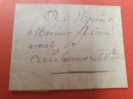 Lettre Sans Texte Pour St Sauveur Le Vicomte - Ref  2856 - 1801-1848: Vorläufer XIX