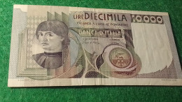 İTALYA-1980- 90 10 000 LİRE - 10000 Liras