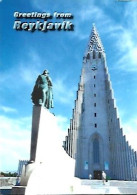 Iceland & Marcofilia, Leifur Eriksson Monument, Greatings From Reykjavik, Estremoz Portugal  2006 (44772) - Islande