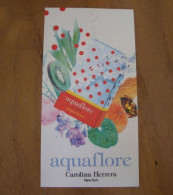 Carte Carolina Herrera Aquaflor A/patch - Modern (ab 1961)