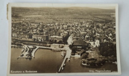 Konstanz Am Bodensee, Fliegeraufnahme Mit Bahnhof,1938, - Konstanz