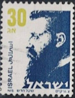 Israel -  Theodor Herzl (MiNr: 1022y) 1992 - Gest Used Obl - Gebraucht (ohne Tabs)