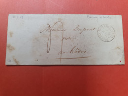 Cad De Fresnay Sur Sarthe Sur Lettre Avec Texte Pour Le Havre En 1848 - Ref  2873 - 1801-1848: Vorläufer XIX