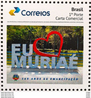 PB 190 Brazil Personalized Stamp I Love Muriae City 2020 - Sellos Personalizados