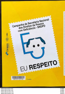 PB 189 Brazil Personalized Stamp I Respect The Rights Of Persons With Disabilities 2020 Vignette G - Personnalisés