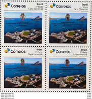 PB 187 Brazil Personalized Stamp Submarine Base Barao De Teffe Navy Military 2020 Block Of 4 - Gepersonaliseerde Postzegels