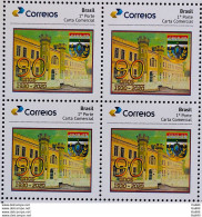 PB 184 Brazil Personalized Stamp CPOR SP Military 2020 Block Of 4 - Gepersonaliseerde Postzegels