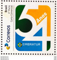 PB 181 Brazil Personalized Stamp Embratur Tourism 2020 - Personnalisés