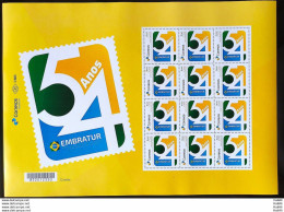 PB 181 Brazil Personalized Stamp Embratur Tourism 2020 Sheet G - Personnalisés