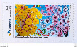 PB 180 Brazil Personalized Stamp Diplomatic Relations Brazil Japan 2020 - Personalized Stamps