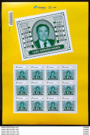 PB 176 Brazil Personalized Stamp Great Names Of Brazilian Philately Leao Werner Marek 2020 Sheet G - Personalized Stamps