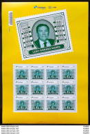 PB 176 Brazil Personalized Stamp Great Names Of Brazilian Philately Leao Werner Marek 2020 Sheet G - Gepersonaliseerde Postzegels