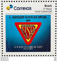 PB 177 Brazil Personalized Stamp Virtual Philatelic Exposition SPP 2020 - Gepersonaliseerde Postzegels