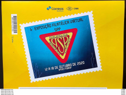 PB 177 Brazil Personalized Stamp Virtual Philatelic Exposition SPP 2020 Vignette G - Personalisiert