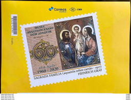 PB 170 Brazil Personalized Stamp Archdiocesan Museum São Joaquim Religion 2020 Vignette G - Personalisiert