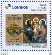 PB 170 Brazil Personalized Stamp Archdiocesan Museum São Joaquim Religion 2020 - Personalized Stamps