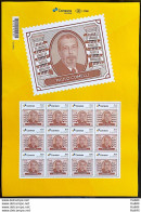 PB 166 Brazil Personalized Stamp Great Names Of Brazilian Philately Paulo Comelli 2020 Sheet G - Personnalisés