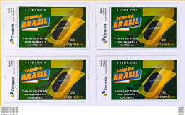 PB 167 Brazil Personalized Stamp Brazil Week 2020 Block Of 4 - Gepersonaliseerde Postzegels