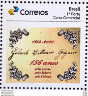 PB 165 Brazil Personalized Stamp Goyano Literary Office 2020 - Personalisiert
