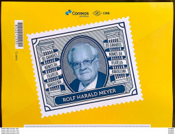 PB 164 Brazil Personalized Stamp Great Names Of Brazilian Philately Rolf Harald Meyer 2020 Vignette G - Personalisiert