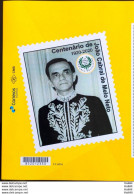 PB 161 Brazil Personalized Stamp Writer Joaao Cabral De Melo Neto Literature 2020 Vignette G - Personnalisés