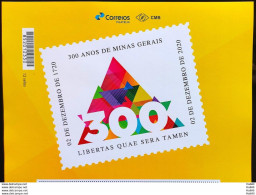 PB 160 Brazil Personalized Stamp 300 Years Minas Gerais 2020 Vignette G - Gepersonaliseerde Postzegels