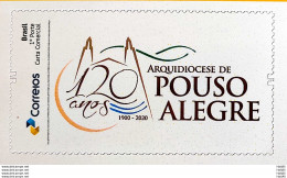 PB 155 Brazil Personalized Stamp Archdiocese Pouso Alegre Religion 2020 - Gepersonaliseerde Postzegels