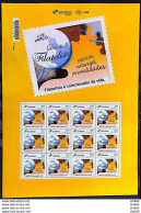 PB 153 Brazil Personalized Stamp March 5 Philatelist Day 2020 Sheet G - Gepersonaliseerde Postzegels