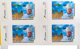 PB 149 Brazil Personalized Stamp Dom Jose Belisario Religion 2020 Block Of 4 - Personalized Stamps