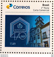 PB 147 Brazil Personalized Stamp 470 Years Santa Casa Da Bahia Health Religion 2020 - Personnalisés