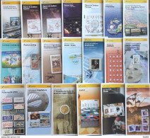 Brochure Brazil Edital 2020 Complete Collection With 20 Units Without Stamp - Covers & Documents