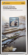 Brochure Brazil Edital 2020 01 Antartic Station Commander Ferrazz Without Stamp - Storia Postale