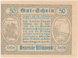 Autriche, Altschwendt, 50 Heller, Clocher, 1920, SPL, Mehl:FS 35IIa - Oesterreich