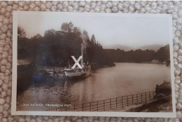 LOCH KATRINE TROSSACHS PIER OLD R/P POSTCARD SCOTLAND - Perthshire