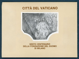°°° Francobolli - N. 1873 - Vaticano Cartoline Postali Duomo Di Milano °°° - Entiers Postaux
