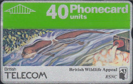 UK Btc 027 Wildlife Appeal - Otter - 40 Units - 007B - BT Emissions Générales