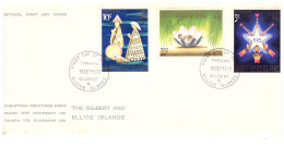 FDC 15 SEPTEMBRE 1972 CHRISTMAS 1972 - Isole Gilbert Ed Ellice (...-1979)