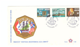 FDC 16 NOVEMBRE 1976. ANTILLES NEERLANDAISES - Antilles